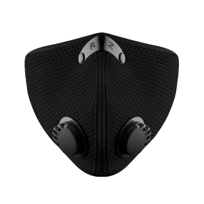 RZ Mask M2 Mesh Air Filtration Face Protection Dust Mask with 99.9% Effective Carbon Filters for Woodworking, Construction, X-Large,1 pc Black