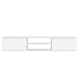 Atelier Mobili Floating TV Stand Wall Mounted, 70 inch Media Console, Floating Entertainment Center, White TV Stand for 75 inch TV ATELIER MOBILI THE LEADER OF THE INTERCHANGEABLE FURNITURE