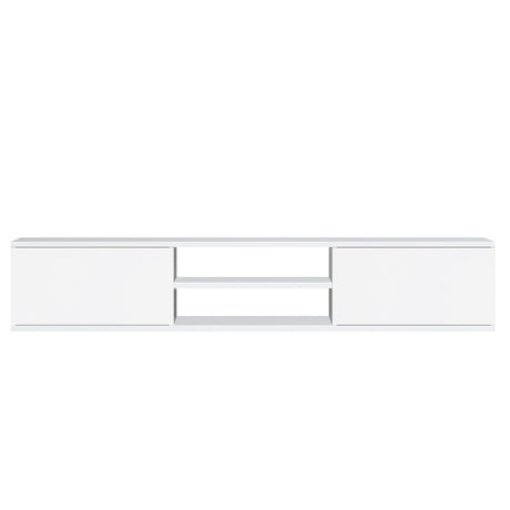 Atelier Mobili Floating TV Stand Wall Mounted, 70 inch Media Console, Floating Entertainment Center, White TV Stand for 75 inch TV ATELIER MOBILI THE LEADER OF THE INTERCHANGEABLE FURNITURE