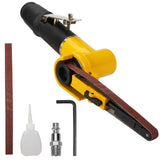 3/8''x 13'' Mini Air Belt Sander with 2 Sanding Belts (10mmx330mm) Pneumatic Tool Grinder Belt Sanders for Metal Working, Weld Removal, Blending, Contour Sanding, Finishing SI FANG