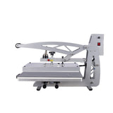 KEIKI 24x16 Inch Large Digital Semi-Automatic Manual Dual Platen Sublimation Heat Press Machine for T-Shirts, Single Layer Pressing Vertical Heat Transfer Machine with Slide-Out Base, 110V,2000W KEIKI