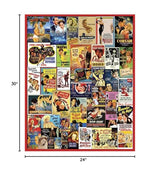 White Mountain Puzzles - Classic Movie Posters - 1,000 Piece Jigsaw Puzzle White Mountain