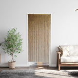 Vietbud Décor Natural Bamboo Beaded Curtains for Doorways, Decorative Room Divider, Natural Vietnamese Craft, Indoor Hanging Bamboo Blinds, Sturdy Hook, Easy to Clean, 35.43 x 78.74 Inches VIETBUD DECOR