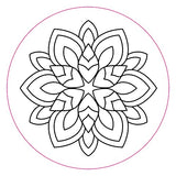 Mandalas Embroidery Transfers (set of 10 hoop designs!) PETER PAUPER PRESS