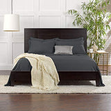 Pure Bamboo Full Sheets, Genuine 100% Organic Viscose Derived from Bamboo Bed Sheet Set, Luxuriously Soft & Cooling, Double Stitching, 2 Year Quality Promise (Full, Charcoal) Pure Bamboo