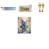 TINDAYPaint by Numbers Kit for Adults Beginner Paint by Number Elephant Painting by Number for Adults Painting Kits for Adult Canvas Painting Home Decor Wall Art 16x20 in TINDAY