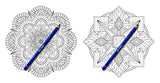 The Art of Mandala: Adult Coloring Book Featuring Beautiful Mandalas Designed to Soothe the Soul KAVNLON
