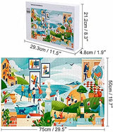 WZVZGZ Adults Jigsaw Puzzle 1000 Piece Wooden Children Puzzles,Black Brown Horse Racing Animal,Puzzle Game Artwork for Teens Kids,Challenging and Stimulating Game,Educational Games WZVZGZ