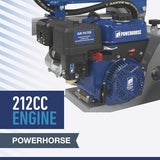 Powerhorse Horizontal/Vertical Log Splitter - 22 Tons, 212cc Engine Powerhorse