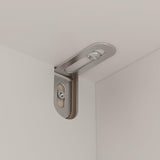 FUNISIR Bedroom Wardrobe Cabinet with 2 Doors, Wood Armoire Closet with Hanging Rod, Wardrobe Closet with 3 Drawers & Multi-Shelves for Clothes Organize, White (19.7" D x 31.5" W x 70.9" H) FUNISIR