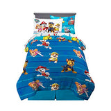 Paw Patrol Kids Bedding Super Soft Comforter and Sheet Set with Sham, 5 Piece Twin Size, (100% Officially Licensed Nickelodeon Product) By Franco Franco