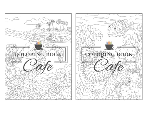 Ocean Life Coloring Book for Adults: Beautiful Ocean Wildlife Designs with Whales, Dolphins, Turtles, Tropical Fish and More WoodArtSupply