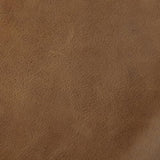 SIMPLIHOME Morrison 72-inch Wide Sofa in Caramel Brown Top Grain Genuine Leather, Mid-Century Modern-Style Loveseat for Living Room, Single Bench Cushion, Removable Back Cushions, 2 Bolster Pillows SIMPLIHOME