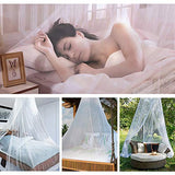 Jolitac Bed Canopy Lace Mosquito Net for Girls Beds, Unique Princess Play Tent Mesh Canopies Large Lace Dome Curtain Drapes Home & Travel (Green) Jolitac