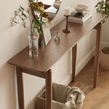 AQIMUELE Wood Console Table Walnut Entryway Table, Thin Console Table, Sofa Tables for Living Room (47.2'') AQIMUELE