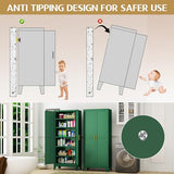 GAIOUS 75.2" Tall Kitchen Food Pantry, Pantry Cabinet with 2 Door and 5 Adjustable Shelves, Green Laundry Room Cabinets, Freestanding Pantry for Kitchen, Study Room, Dining Room and Entryway GAIOUS