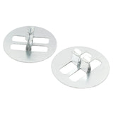 Litoexpe 100pcs Wooden Wick Clips, Round Candle Wick Base, Metal Wick Base Clip Sustainer Tabs Wood Wicks for Candle Making and Candle DIY Litoexpe