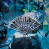 Piececool 3D Metal Puzzles for Adults,Folding Fan Metal Model Kits,Handheld Fan for Women,DIY Crafts for Adult Family Time,Home Decor Best Gifts