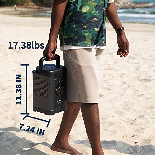 FREMO Portable Power Station X700,662Wh LiFePo4 Battery Solar Generator w/2 Upto 110V/1000W AC Outlet,DC 12V Car and USB Ports(Solar Panel Optional), Solar Generator for Home Use,Outdoor Camping,RVs Fremo