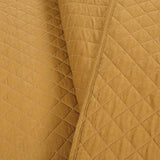 Lush Decor Ava Quilt Diamond Pattern Solid 3 Piece Oversized Bedding Blanket Bedspread Set - Full/Queen - Mustard Lush Decor
