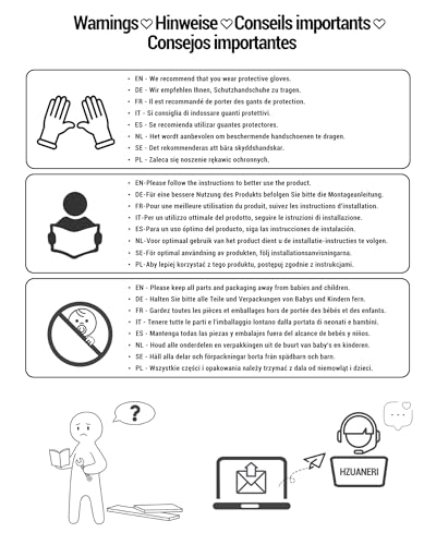 Hzuaneri Bookshelf Narrow Bookcase, Tall Storage Rack with Steel Frame, Display Standing Shelf Unit, Skinny Book Shelf for Study Living Room Home Office, Industrial Style, 6-Tier White BC56013W Hzuaneri