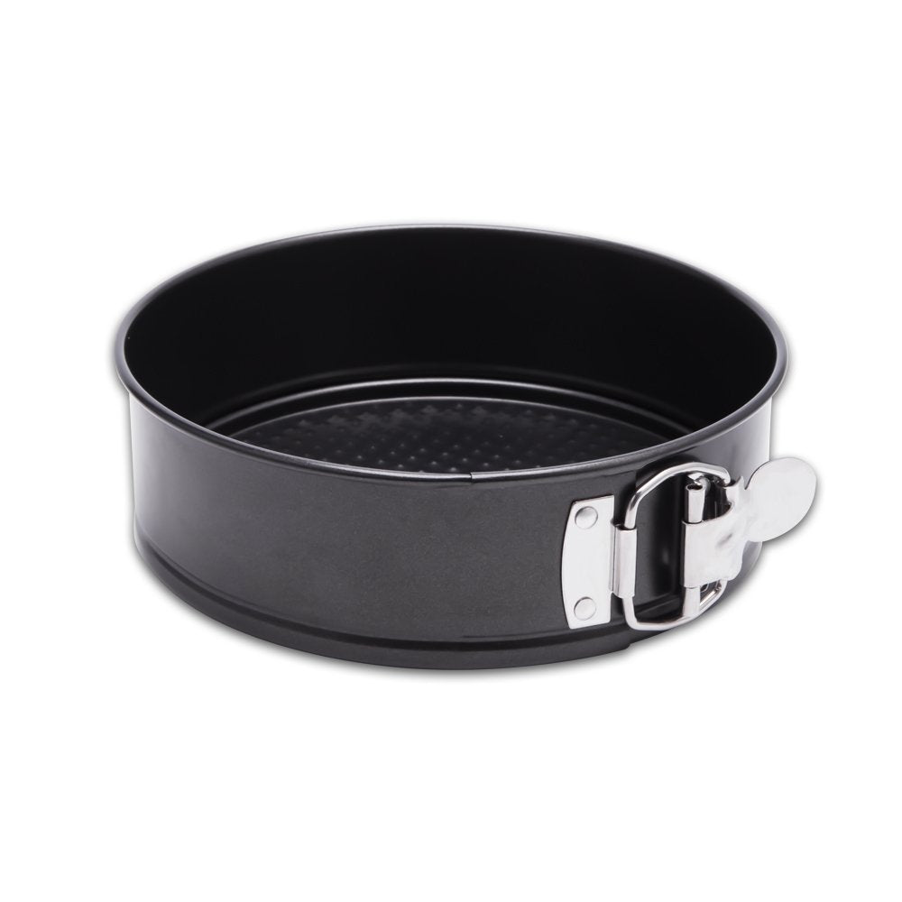 HIWARE 9 Inch Non-stick Cheesecake Pan Springform Pan with Removable Bottom/Leakproof Cake Pan - Black HIWARE