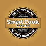 Ninja DG551 Foodi Smart XL 6-in-1 Indoor Grill with Air Fry, Roast, Bake, Broil, & Dehydrate, Foodi Smart Thermometer, 2nd Generation, Black/Silver Ninja