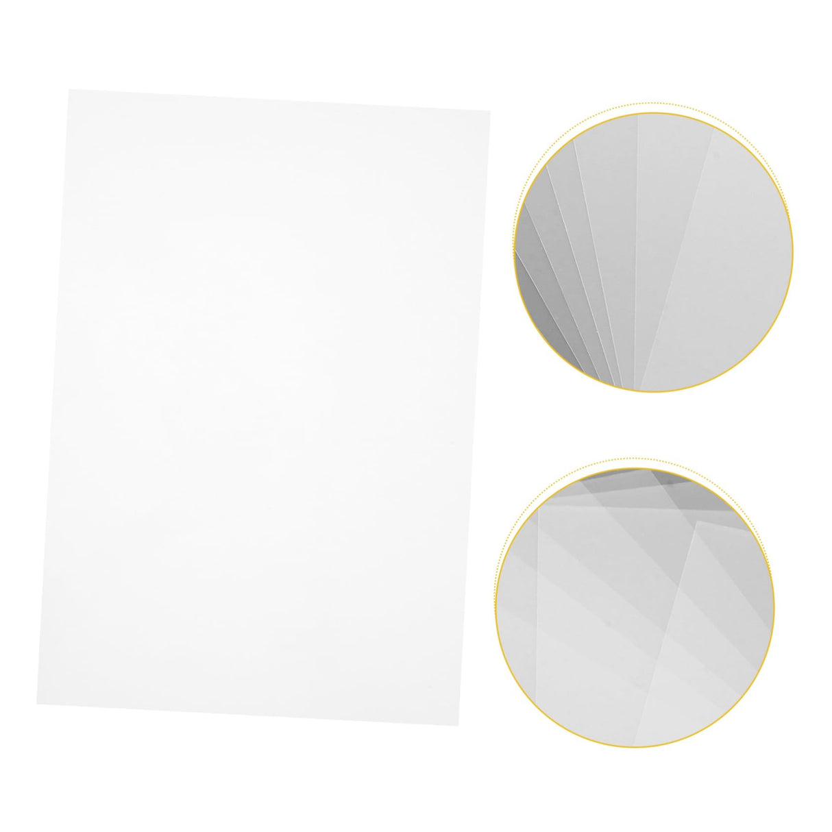 PRETYZOOM 10pcs Sheets Shrink Film Shrinking Craft Making Key Maker Art Jewelry for Shrinkable Wrapping Heat Shrink Heat Shrink Material Heat Shrink Materials Bops Transparent PRETYZOOM