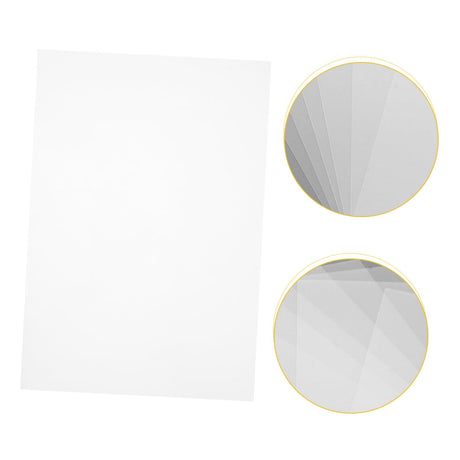 PRETYZOOM 10pcs Sheets Shrink Film Shrinking Craft Making Key Maker Art Jewelry for Shrinkable Wrapping Heat Shrink Heat Shrink Material Heat Shrink Materials Bops Transparent PRETYZOOM