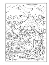 Creative Haven Garden Gnomes Coloring Book (Adult Coloring Books: Fantasy) WoodArtSupply