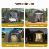 Wisteria Lane Heavy Duty Carport with 4 Cloth Bags, All-Weather Portable Garage with 2 Roll-up Doors, Car Canopy Storage Shelter Shed for Cars, Truck, or Garden Tools, 10' x 15' Wisteria Lane