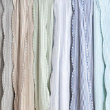 Levtex Home - Martha Stripe Quilt Set - Full/Queen Quilt and Two Standard Shams - Stripe - Blue White - Quilt (88x92in.) and Shams (20x26in.) - Reversible - Cotton Levtex Home