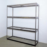 SafeRacks Garage Storage Rack - Hammertone | Steel Shelving Unit | 24" D x 72" W x 84" T SafeRacks