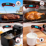 X&E Meat Thermometer Digital – Instant Read Food Thermometer for Cooking & Grilling – Professional Kitchen for Men, Dad & Mom