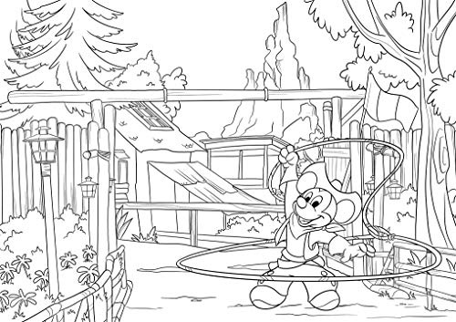 Disneyland Parks Colouring Book Autumn