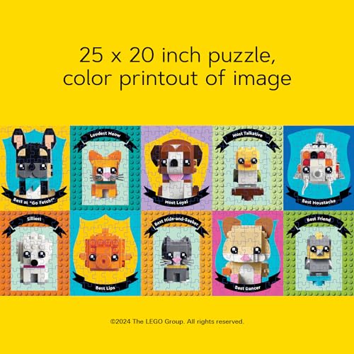 Lego Pet Pals 1000-Piece Puzzle Chronicle Books