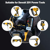 Nicetoro Replacement Battery for Dewalt 20V Battery 3.0Ah, Compatible with Dewalt DCB203 DCD/DCF/DCG Series Lithium Ion Batteries Nicetoro