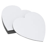 PATIKIL 3x3 in Sublimation Magnet Blanks, 10pcs Sublimation Blanks Products Personalized Refrigerator Magnets for Kitchen Fridge Home Decor, Heart PATIKIL