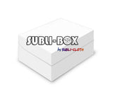 Subli-Cloth Subli-Box Cardboard Customizable Blank Gift Box Square Auto-Close Sublimation Box Pack 20 Units Subli-Cloth