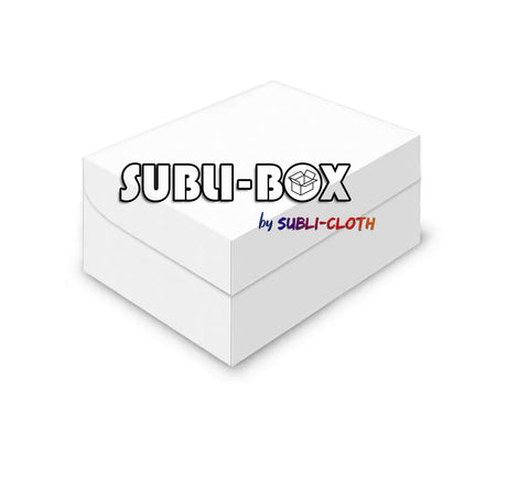 Subli-Cloth Subli-Box Cardboard Customizable Blank Gift Box Square Auto-Close Sublimation Box Pack 20 Units Subli-Cloth