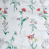 Drucon Comforter Set King Size, 7 Pieces White Green Floral Botanical Comforter Sets, Reversible Bed in a Bag Soft Lightweight Microfiber Bedding Sets for All Seasons (90"x104") Drucon