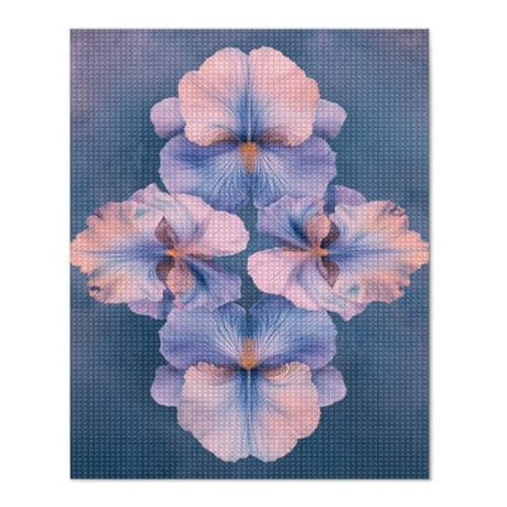 Kaleidoscope Floral pattern-107742 Diamond Painting Kits, DIY 5D Paint for Adults Kids, Full Drill Crystal Diamond Drawing Suitable for Home Wall Decoration Fhuyiks