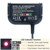 Elefly 9.6V-18V Compatible with Black & Decker Battery Charger 90556254-01, Compatible with Black and Decker 18V 14.4V 12V 9.6V NiCad & NiMh Battery HPB18 HPB18-OPE HPB14 HPB12 HPB96 ELEFLY