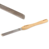 Hurricane Turning Tools, CryoCut Series, HTT-525, M2 Cryo 1" Radiused Rolled Edge Skew Chisel for Woodturning Hurricane Turning Tools