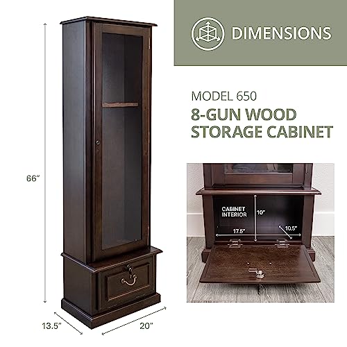 American Furniture Classics Gun Cabinet, Brown American Furniture Classics