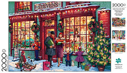 Buffalo Games - Christmas Toyshop - 2000 Piece Jigsaw Puzzle for Adults Challenging Puzzle Perfect for Game Nights - 2000 Piece Finished Size is 38.50 x 26.50 - WoodArtSupply