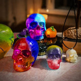 LET'S RESIN 3D Skull Resin Molds, 4 Sizes Set of Skull Silicone Molds for Epoxy Resin, Candle Wax, Soap, Clay, Key Chain Casting, Ideal Halloween Home Decoration and Gifts