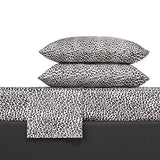 Betsey Johnson - Queen Bed Sheets, Satin Bedding Set with Matching Pillowcases, Wrinkle & Fade Resistant, Silky Smooth for Healthy Hair (Leopard) Betsey Johnson