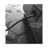 Thaweesuk Shop New Gray and White 12 FT Modern Executive Rectangle Shaped Conference Table Square Legs Grommets Racetrack Meeting Boardroom Room Desk Power High End Office Wood 144''L x 48''W x 30''H Generic