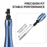 SI FANG Turbine Reciprocating Pneumatic Ultrasound Grinder Micro Pneumatic Air Pencil Die Grinder Kit for Mould Metal Lapping Filing Grinding Buffing Polishing Sanding Tools SI FANG